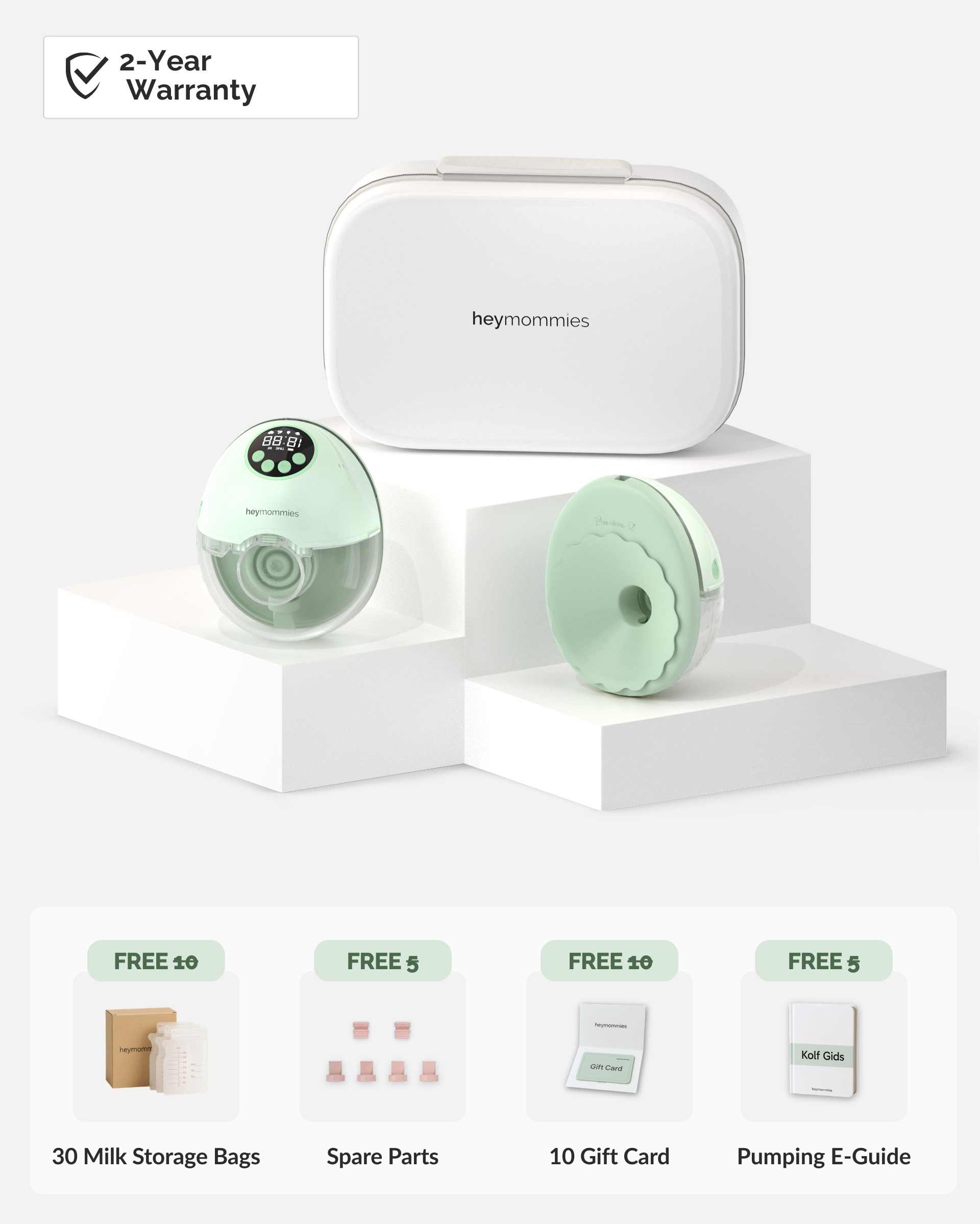 Wearable Breastpump - Heymommies Flow Lite