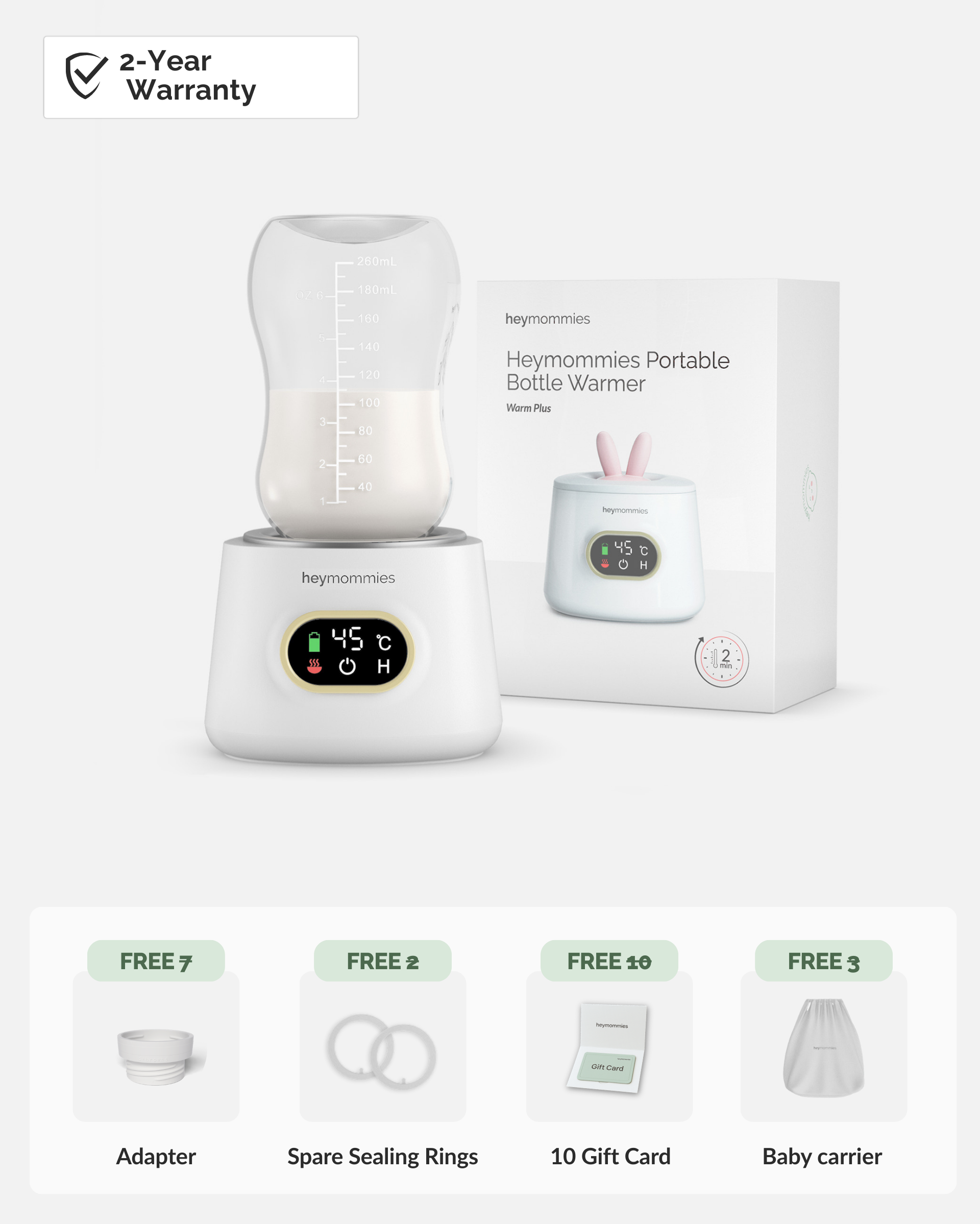 Wearable Bottle Warmer - Heymommies Warm Plus
