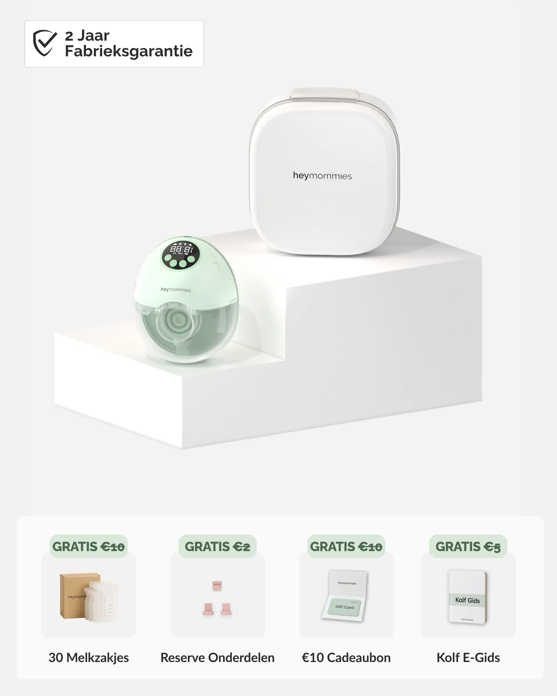 Draagbare Borstkolf - Heymommies Flow Lite