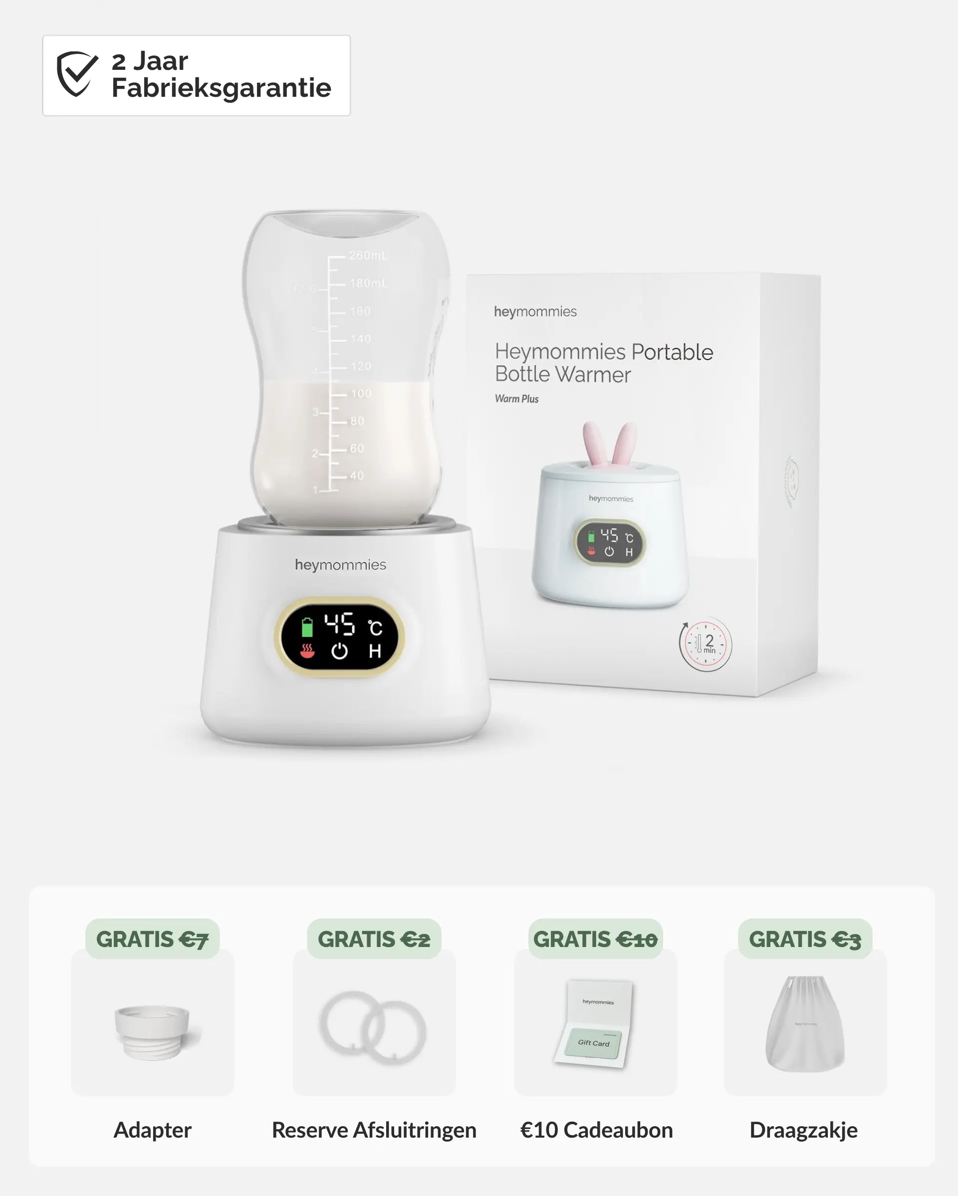 Wearable Bottle Warmer - Heymommies Warm Plus