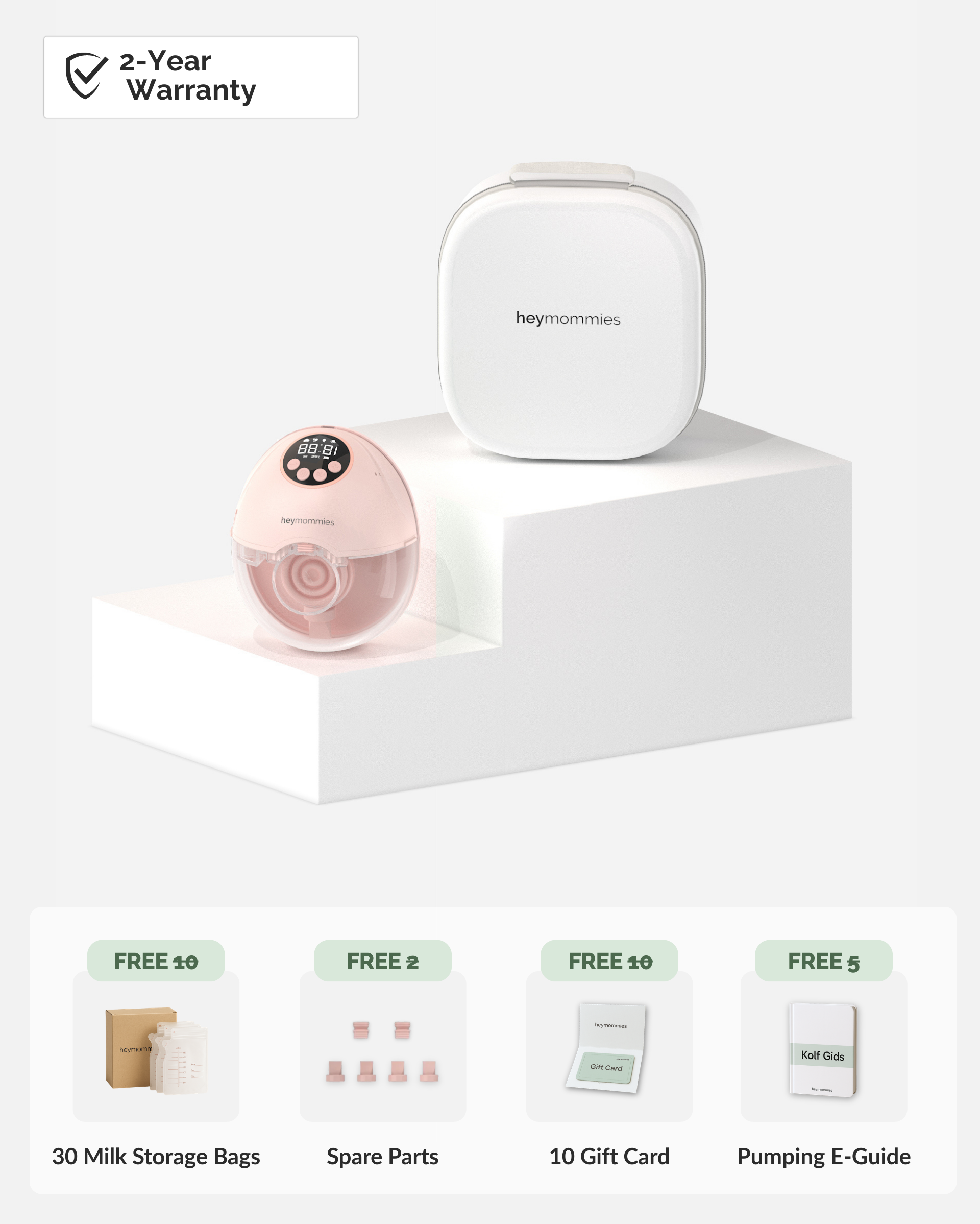 Wearable Breastpump - Heymommies Flow Lite